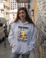 Book Nerds Don't Get Old Shiba Inu Dog Hooded Sweatshirt lifestyle-unisex-hoodie-front-1