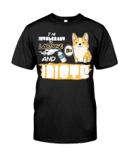 Corgi Dog I'm Intolerant To Lactose And Idiots Classic T-Shirt tile