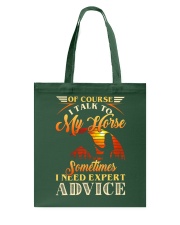 Horse Of Course I Talk To My Horse Tote Bag tile