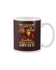 Horse Of Course I Talk To My Horse Mug tile