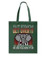 Elephants Get Over It Tote Bag tile