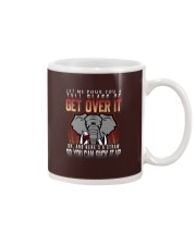 Elephants Get Over It Mug tile