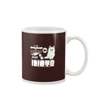 Samoyed Dog I'm Intolerant To Lactose And Idiots Mug tile