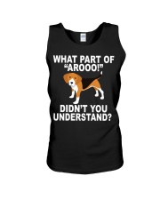 Beagle Dog Did Not You Understand Unisex Tank tile