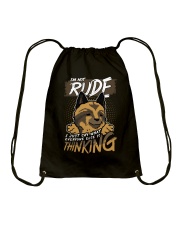 German Shepherd Dog I'm Not Rude Drawstring Bag tile