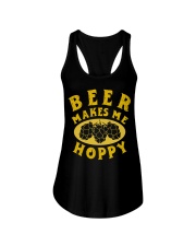 Beer Makes Me Hoppy Ladies Flowy Tank tile