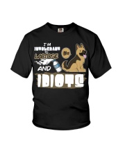 German Shepherd Dog I'm Intolerant To Lactose Youth T-Shirt tile