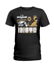 German Shepherd Dog I'm Intolerant To Lactose Ladies T-Shirt tile