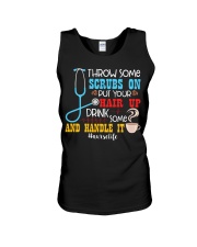 Coffee Drink Some Coffee And Handle It Unisex Tank tile