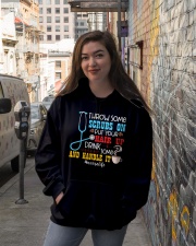 Coffee Drink Some Coffee And Handle It Hooded Sweatshirt lifestyle-unisex-hoodie-front-1