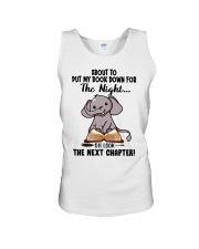 Book Oh Look The Next Chapter Elephant Unisex Tank tile