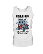 Book Nerds Don't Get Old Elephant Unisex Tank tile