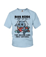 Book Nerds Don't Get Old Elephant Youth T-Shirt tile