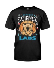 Labrador Dog Support Science Labs Classic T-Shirt tile