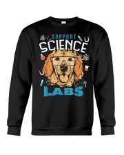Labrador Dog Support Science Labs Crewneck Sweatshirt tile