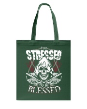 Fish Too Stressed To Be Blessed Tote Bag tile