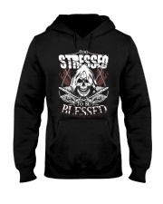Fish Too Stressed To Be Blessed Hooded Sweatshirt front