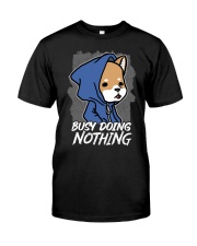 Shiba Inu Dog Busy Doing Nothing Classic T-Shirt tile