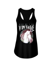 Horse I Am Vintage Ladies Flowy Tank tile