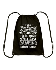 Camping Girl 1 Drawstring Bag tile