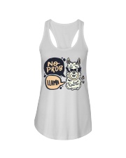 Llama No Problem Ladies Flowy Tank tile