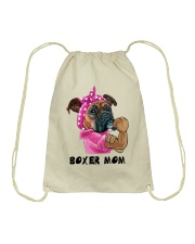 Bulldog Dog Boxer Mom Drawstring Bag tile