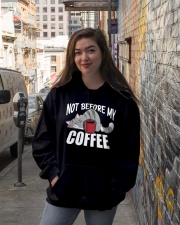 Coffee Not Before My Coffee 10 Hooded Sweatshirt lifestyle-unisex-hoodie-front-1