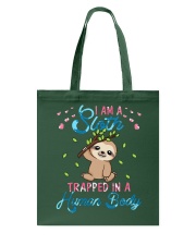 Sloth Trapped In A Human Body Tote Bag tile