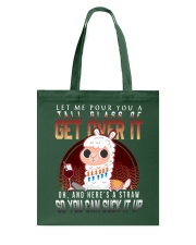 Llama Get Over It Tote Bag tile