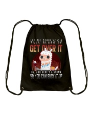 Llama Get Over It Drawstring Bag tile