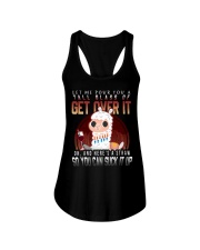 Llama Get Over It Ladies Flowy Tank tile