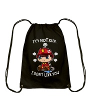 Firefighter I'm Not Shy I Don't Like You Drawstring Bag tile