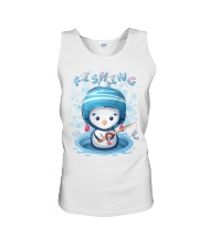 Penguins Fishing Unisex Tank tile