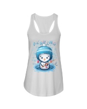 Penguins Fishing Ladies Flowy Tank tile