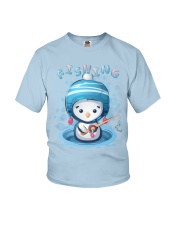 Penguins Fishing Youth T-Shirt tile