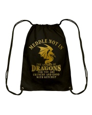 Dragon Not Meddle In The Affairs Of Dragons Drawstring Bag tile