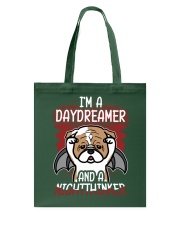 Bulldog Dog I'm A Daydreamer Tote Bag tile