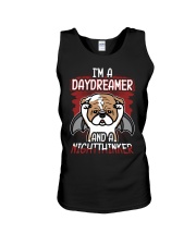 Bulldog Dog I'm A Daydreamer Unisex Tank tile