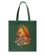 Dragon Coffee And Books Tote Bag tile