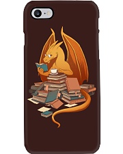 Dragon Coffee And Books Phone Case tile
