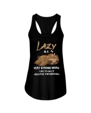 Sloth Selective Participation Ladies Flowy Tank tile
