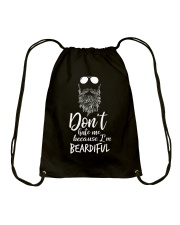 Beard Don't Hate Me Because I'm Beardiful Drawstring Bag tile
