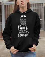Beard Don't Hate Me Because I'm Beardiful Hooded Sweatshirt apparel-hooded-sweatshirt-lifestyle-07