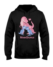 Mother Cute Baby Boy Girl Dinosaurs Hooded Sweatshirt front