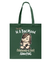 Horse I'm Not In A Bad Mood Tote Bag tile