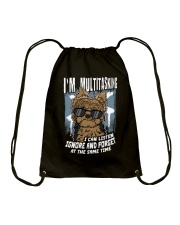 Terrier Dog I'm Multitasking Drawstring Bag tile