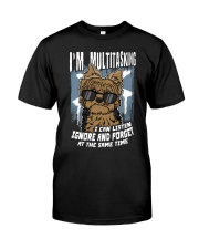 Terrier Dog I'm Multitasking Classic T-Shirt tile