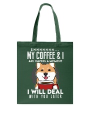 Shiba Inu Dog My Coffee Tote Bag tile