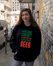 Beer I Thought You Said Christmas Beer Hooded Sweatshirt lifestyle-unisex-hoodie-front-1