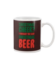 Beer I Thought You Said Christmas Beer Mug tile
